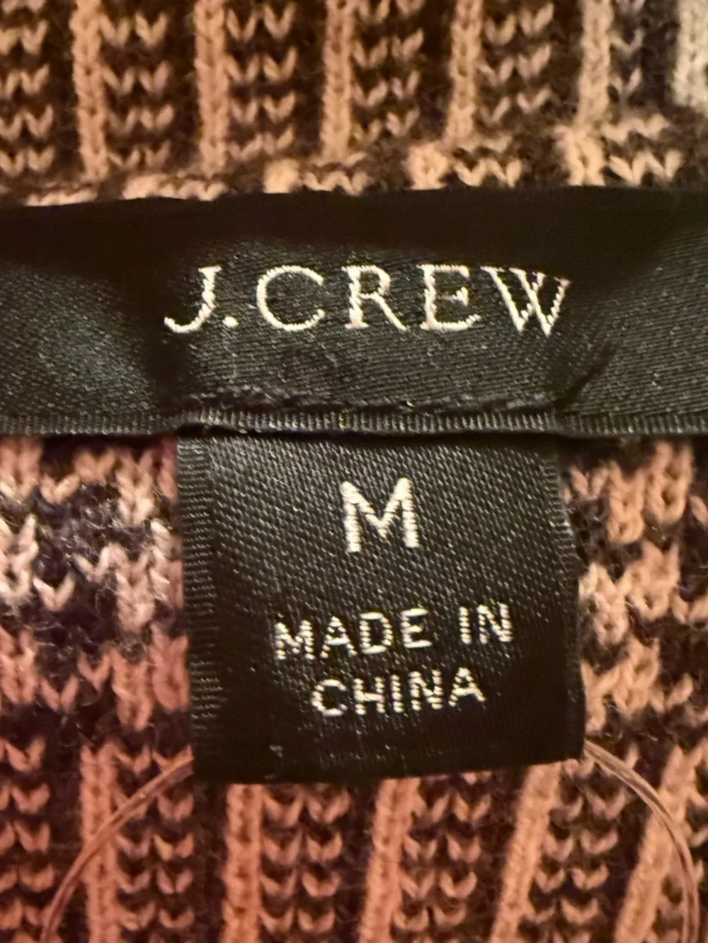 J. Crew Black and Gray Plaid Open-Front Knit Blazer